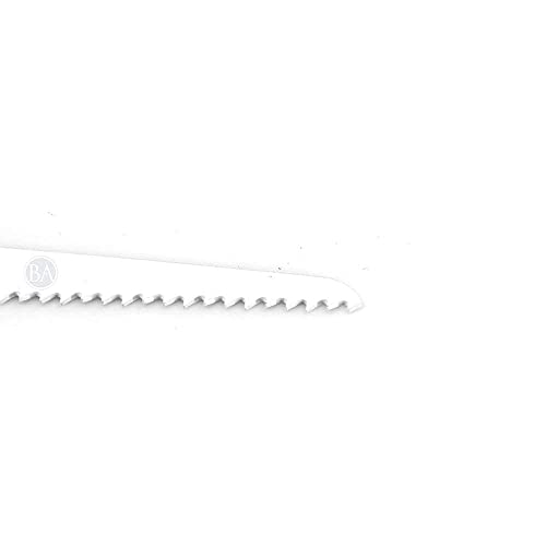 Benchmark Abrasives 3-1/2" Bi-Metal Reciprocating Air Saw Blades Set for Fast & Accurate Cutting of Wood, Metal, PVC, Plastic, Rubber (14TPI) - 5 Pack - style: 14 TPI