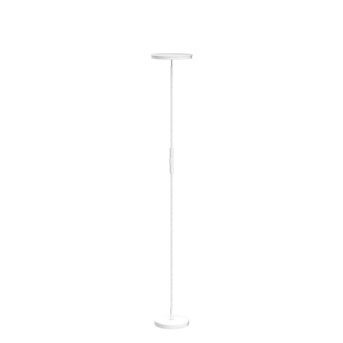 JOOFO LED Torchiere Floor Lamp with Remote, Stepless Dimmable Pearl White - color: Pearl White