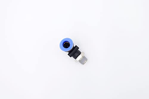 Push to Connect Fitting 3/8" Tube OD x 1/4" MNPT, Male Elbow - size: 1/4" MNPT - 3/8" OD