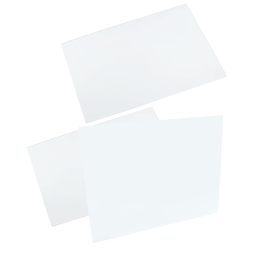 Hitefu 6 Pack Clear Acrylic Sheets 0.08" Thick 6" x 8" - size: 6" x 8" x 2mm