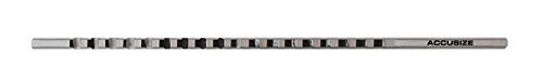 Accusize 2 mm Style A HSS Keyway Broach, 5001-0002 - size: 2mm-A