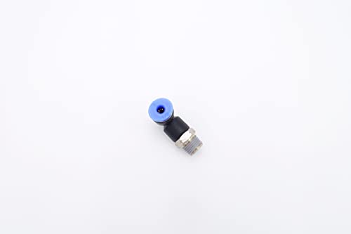 Push to Connect Fitting 1/8" Tube OD x 1/8" MNPT, Male Elbow - size: 1/8" MNPT - 1/8" OD