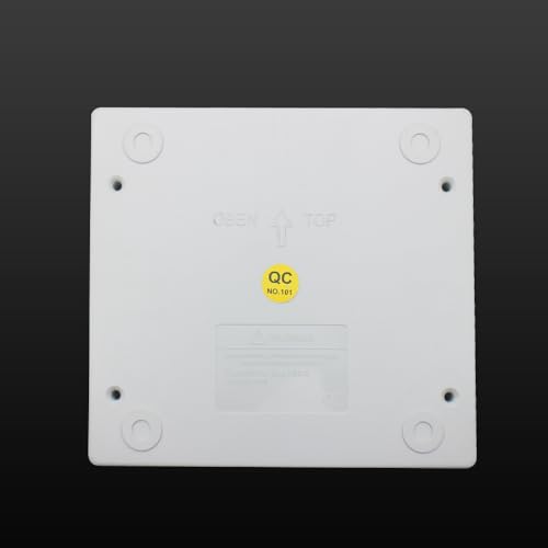 9 Way Outdoor Waterproof IP66 PC/ABS Alloy Plastic Circuit Breaker Box Power Distribution Protection Box for MCB Miniature Circuit Breaker with DIN Rail 8.66 x 4.13 x 7.87 inch - size: 9Way