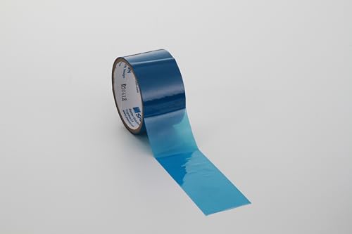 Caplugs PC90-0312 – PC90-SH Series – 1 Mil Thick Blue Polyester Tape, 1 Roll, 5/16" W x 72 Yds L, 2 Mil Silicone Adhesive, High Temperature Masking, Powder Coating, E-Coating, Anodizing (SH-47897)