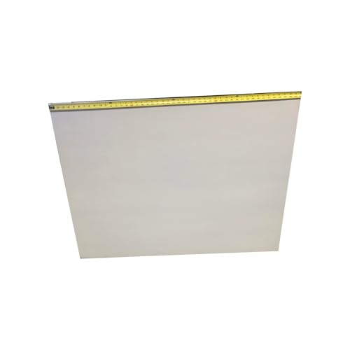 CMS MAGNETICS - (1,728 in²) 48x36 Stainless Steel Sheet Metal with 1mm Thickness | Bulletin Board to Hang Your Magnets, Magnetic Spice Jars, Office, Jewelry, Crafting, Cabinets, Kitchen Splash Guard - size: 48" x 36"