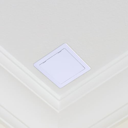 Suteck Plastic Access Panel for Drywall & Ceiling 6 x 6 Inch - size: 6 x 6 inch