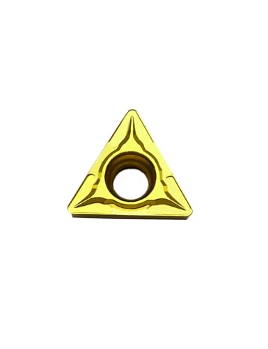 10PCS Carbide Inserts Turning Inserts - TCMT16T308 Lathe Cutting Tools Indexable Replacement for Precision Work - style: 10PCS TCMT16T308 yellow