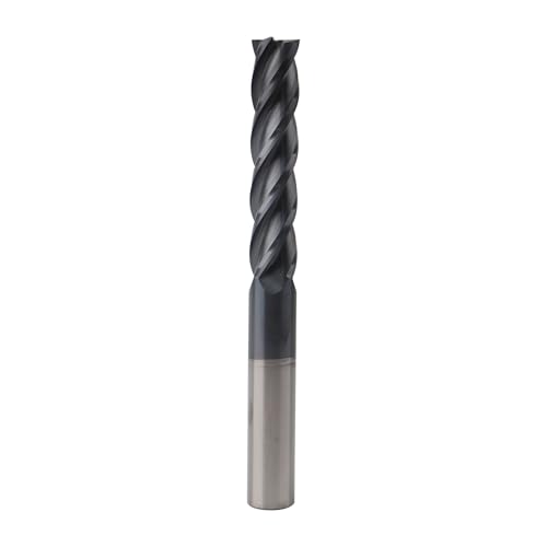 5/8'' Carbide Long End Mill, 4 Flute, AlTiN Coating - size: 5/8'' 3" Length of Cut