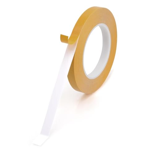 Double Sided Woodworking Tape Double Sticky Tape for Woodworking Router Templates and CNC Projects 1/4 inch by 82 feet Heavy Duty Double Adhesive Tape Removable and Residue Free (1/4 inch x 82 feet) - size: 1/4 inch x 82 feet