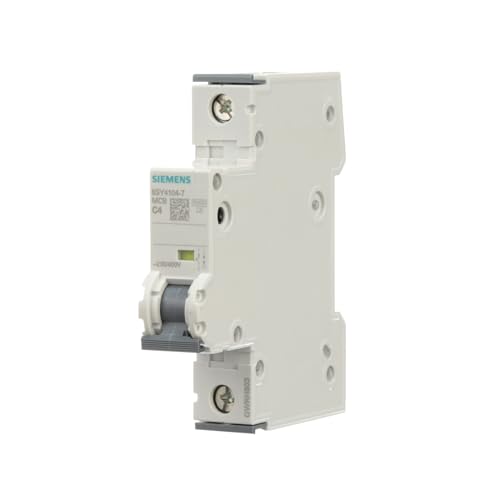 SIEMENS, 4 Amp, Single Pole, 230/400V, Circuit Breaker