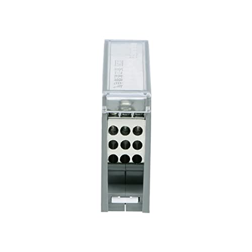 uxcell 1 in 9 Out DIN Rail Terminal Blocks 690V Connectors