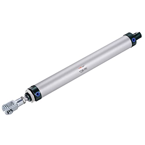 MECCANIXITY Pneumatic Air Cylinder Double Action MAL32X250 32mm Bore 250mm Stroke with Y Connector and 4Pcs Quick Fitting Set - size: 32X250 mm