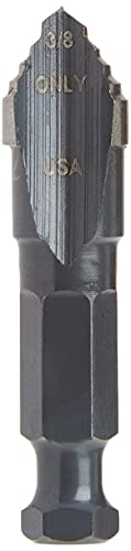 Irwin Tools - 10312ZR Unibit #12 3/8-Inch Step-Drill Bit, 1/4-Inch Shank (10312) Black - size: #12 (3/8"), style: High Speed Steel