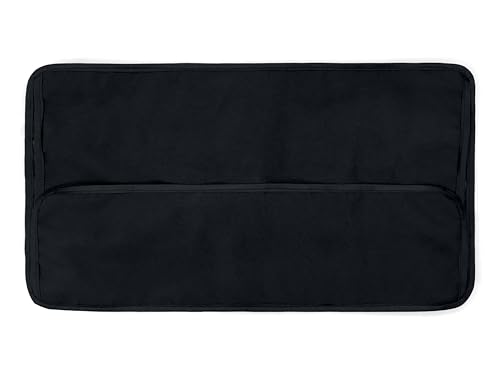 Under NY Sky Tool Roll, 24 Pocket Portable Oxford Canvas Wrench Bag, Black - size: 24 Slots Black