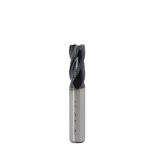 Roughing End Mill JESTUOUS Square Nose 1/2" Shank Dia. 1" Flute Length
