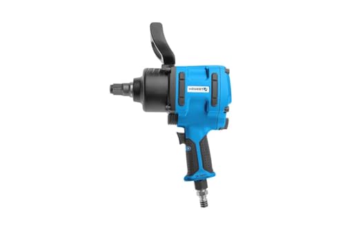 Högert Technik - HT4R625 Pneumatic Impact Wrench 3/4 Inch I Impact Mechanism - Twin Hammer I Operating Torque up to 1800 Nm I 3 Operating Ranges I Switch for Left/Right Rotation Direction I - style: 3/4 inch, 1800 Nm