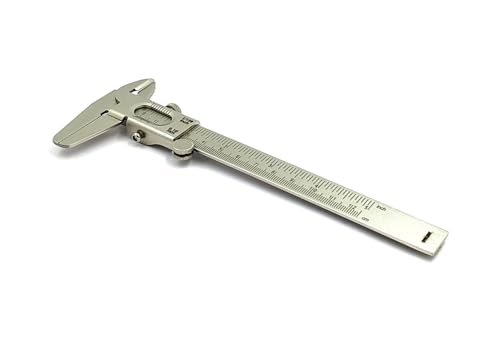 Non Digital Vernier Caliper Metric -Imperial Measuring System Tools for Inside, Outside, Depth & Step (Non Steel Plated Body) - style: (NON STEEL PLATED BODY)