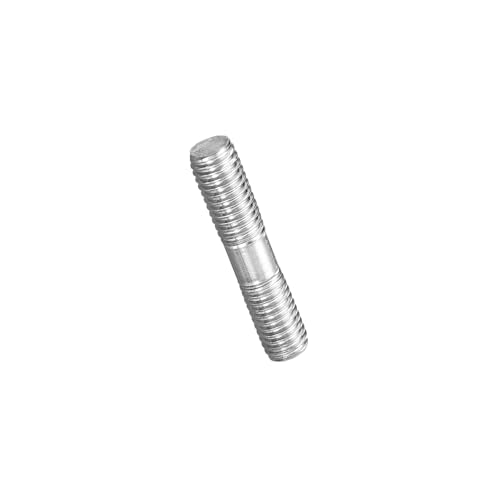 METALLIXITY Double End Threaded Stud Screw(M8x30) SS304 Silver - size: M8 x 30mm