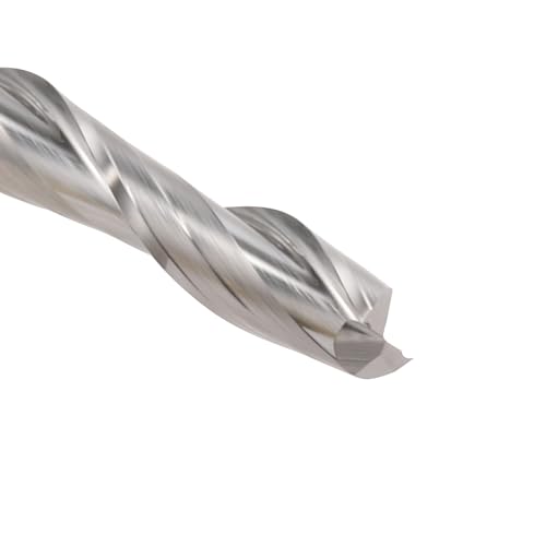 CNC Router Bits 1/8" Shank CNC Bit End Mill 1/32" Cutting Dia Flat Nose Carbide Endmill Two Flute Spiral Upcut Milling Cutter Tool Set for Wood PVC MDF Hardwood (1/32 in, 5) - size: 1/32 in
