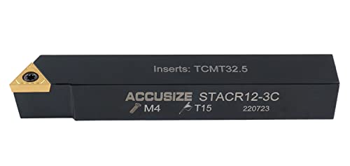 Accusize Industrial Tools Mini Indexable Turning Tool Boring, 3/4 in - size: 3/4 in.