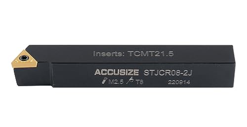 Accusize Industrial Tools Mini Indexable Turning Tool Boring, 1/2 in - size: 1/2 in.