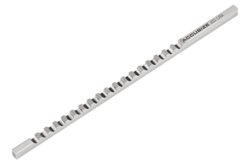 Accusize 1/8 in Style A HSS Keyway Broach - size: 1/8 in -A