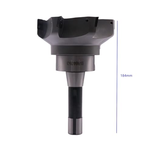 R8 Arbor, 4.92"/125mm Cutting Dia 400R 100-32-7T Face Mill Shell Cutter Set