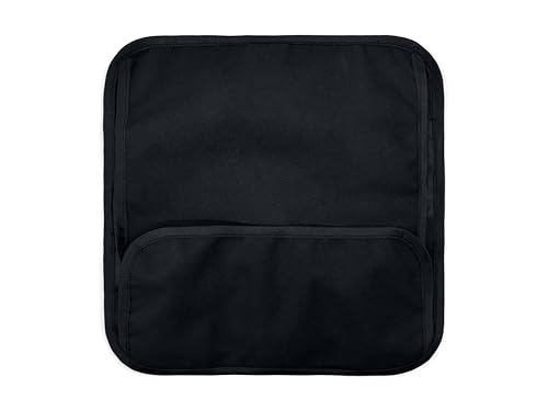 Under NY Sky Tool Roll, 14 Pocket Portable Oxford Canvas Wrench Bag, Black - size: 14 Slots Black