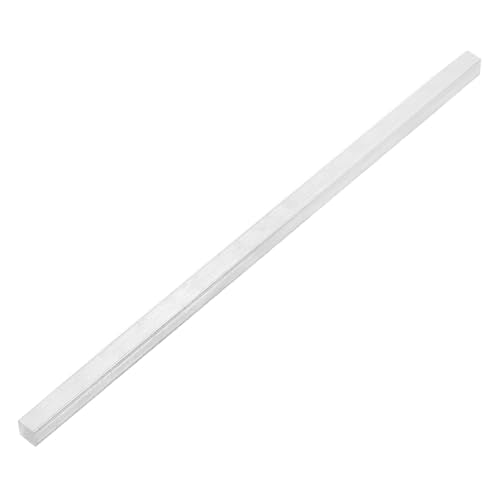 uxcell Square Aluminum Flat Bar, 19/32" Thickness 19/32" Width 12" Length Square 6061 Aluminum Bar Flat Plate, 15 x 15 x 305mm T6511 Solid New Mill Stock - size: 19/32" T x 19/32" W x 12" L(15x15x305mm)