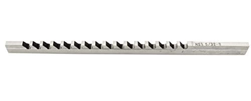 Accusize Industrial Tools 5/32"- Style B, H.S.S. Keyway Broach, Length of Cut: 19/64'' - 1-11/16'', 1 Shim, 5000-0012 - size: 5/32 in Style B