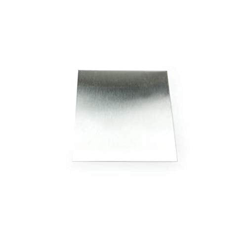 304 Stainless Steel Sheet, #4 Brushed Finish, Annealed, ASTM A240/ASME SA240, 0.03" Thickness, 12" Width, 12" Length, 22 Gauge, OnlineMetals - size: 0.03" Thk| #4 Brushed Finish, style: 12" X 12"