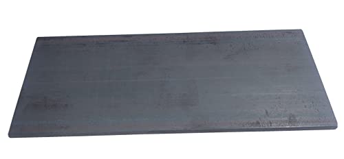 Weldable Hot Rolled Mild Steel Flat Bar (5" x 1/4", 12", 1 Pack) - size: 5" x 1/4"