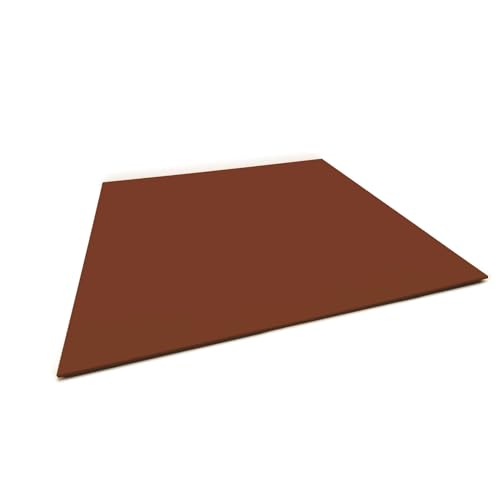 335x300x1.5mm Colored Fiberglass G10 Composite Laminate Sheet Panel 13x11.8 (Brown) - color: Brown