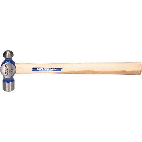 VAUGHAN Ball Pein Hammer 20 Oz, Metalworking Tool, Assembled in the USA - size: 20 oz