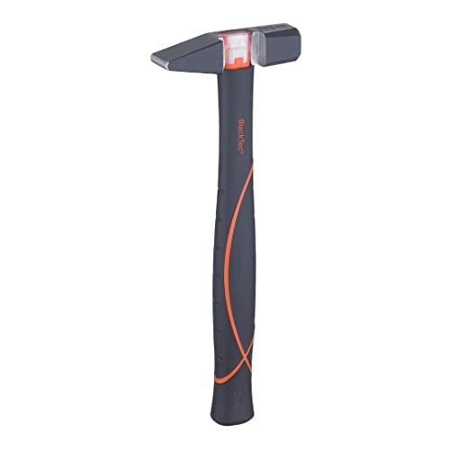 Picard Riveting Hammer BlackTec 200g – German Pattern, Cross Peen, Alloy Steel Head, Black Powder Coated, Low Vibration, Fiberglass Core Handle, Rubber Grip – 0032700-0200 - size: 200g