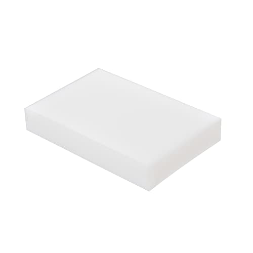 3/4" x 4-½" x 3" HDPE Block White Polyethylene Rectangular Solid - size: 3/4"x4-1/2"x3", style: white