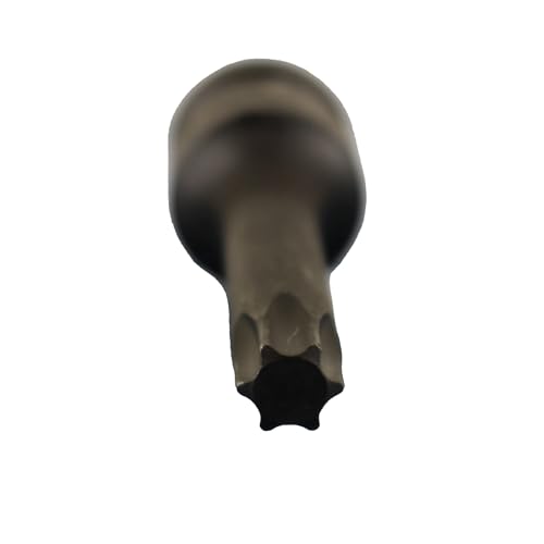 TEMO T55 3" Torx Star 6 Point Black Impact Bit Socket 1/2" Square Drive - size: T55