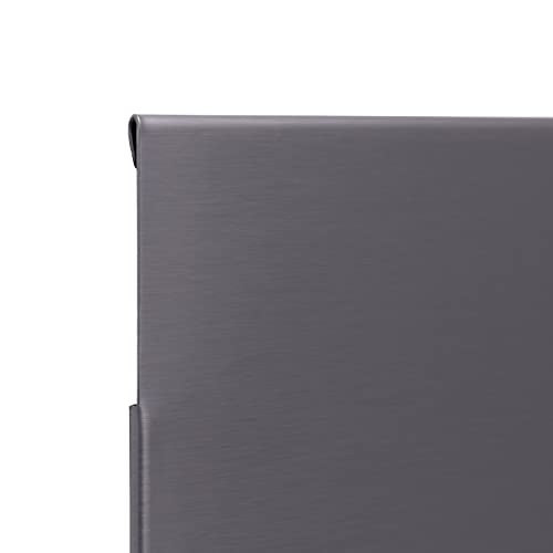 Stainless Steel Backsplash, 30" X 23.25" with Hemmed Edges