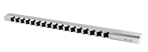 Accusize 10 mm Style D HSS Keyway Broach, 5001-0016 - size: 10mm-D