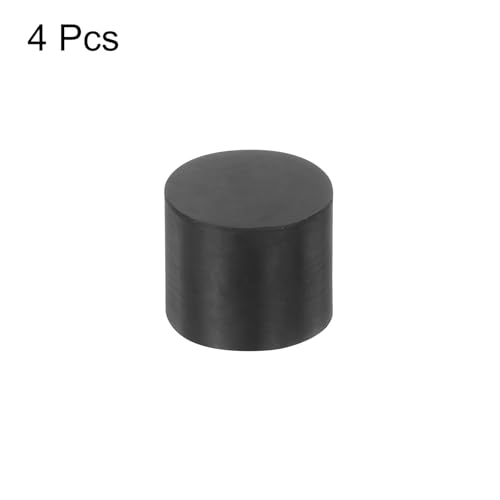 uxcell 4Pcs 25 x 20mm M6 Female Thread Rubber Mounts, Vibration Isolator, Replaces Anti Vibration Pads Flat Silent Block Base Block - size: M6x25x20mm