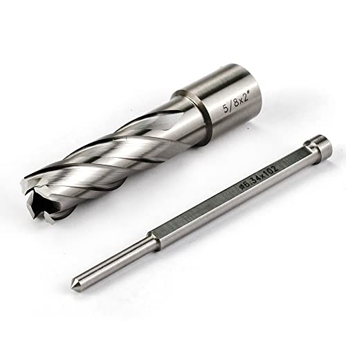 OSCARBIDE 5/8" x 2" HSS Annular Cutter 3/4" Weldon Shank Mag Drill Bit