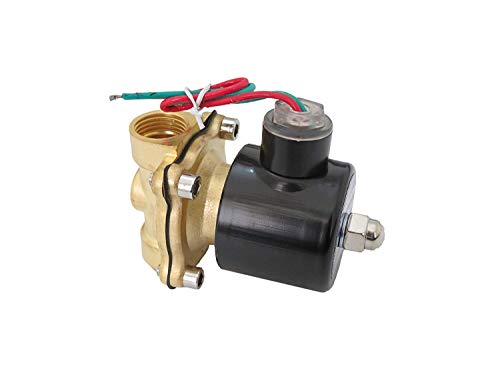 1/2 inch 220V-240V AC VAC Brass Electric Solenoid Valve NPT Gas Water Air NC N/C