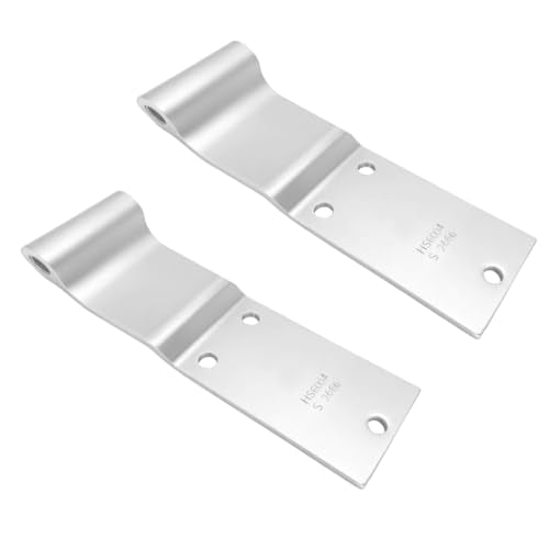 HS6004 S2666 Commercial Vehicle Three-Hole Door Hinge - 9.5x3x1.97in, Φ0.51, Heavy-Duty Steel, for Trucks & Buses - Durable & Precision-Made(1-piece Set) - size: HS60 4-hole