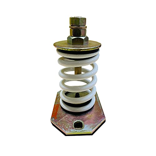Easyflex Open Spring Mount Isolator, 352 lbs Capacity, 1" Deflection (White, Pack of 4) Total Load 1408 lbs