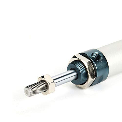 Beduan Pneumatic Mini Air Cylinder MAL 25 x 100 Screwed Piston Rod Dual Action 25mm Bore 100mm Stroke - size: MAL 25 X 100