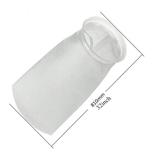 7 Inch Ring by 32 Inch Long Filter Socks 10 Micron Water Liquid Felt Filter Bag - size: 10 Micron