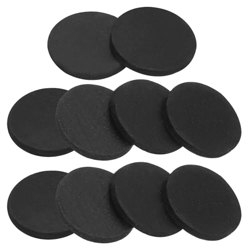 PATIKIL Rubber Solid Discs Washers 8mm OD x 1mm Thick 10 PCS - size: 8mm x 1mm