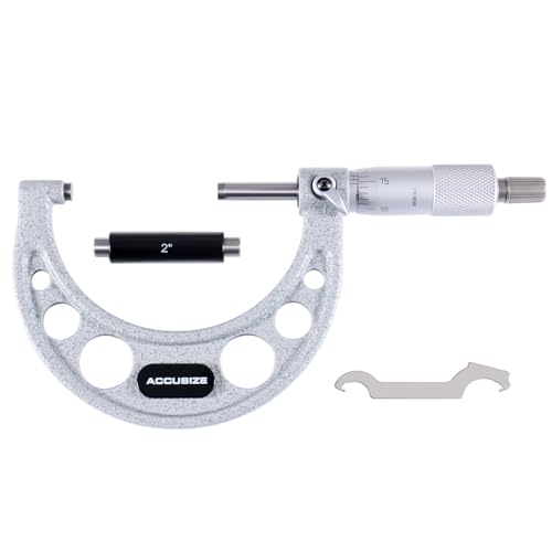 Accusize Industrial Tools 2-3" x 0.0001" Ultra-Precision Outside Micrometer, EG00-0003 - size: 2-3"