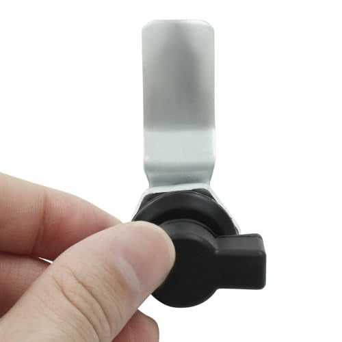 4 Pcs Thumb Cam Lock, T-Handle Swing Knob Latch for Cabinet Drawer - size: 4 Pack