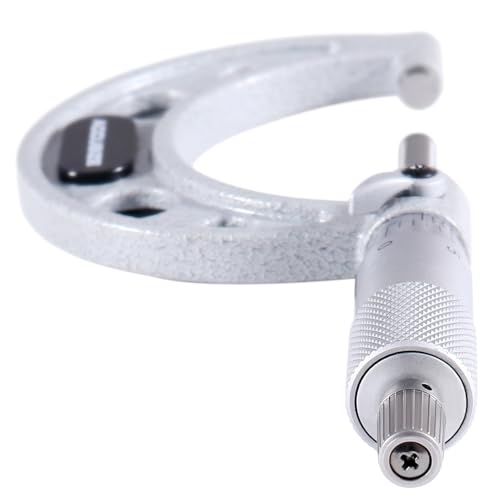 Accusize Industrial Tools 1-2 inch by 0.0001'' Ultra-Precision Outside Micrometer, Eg00-0002 - size: 1-2"